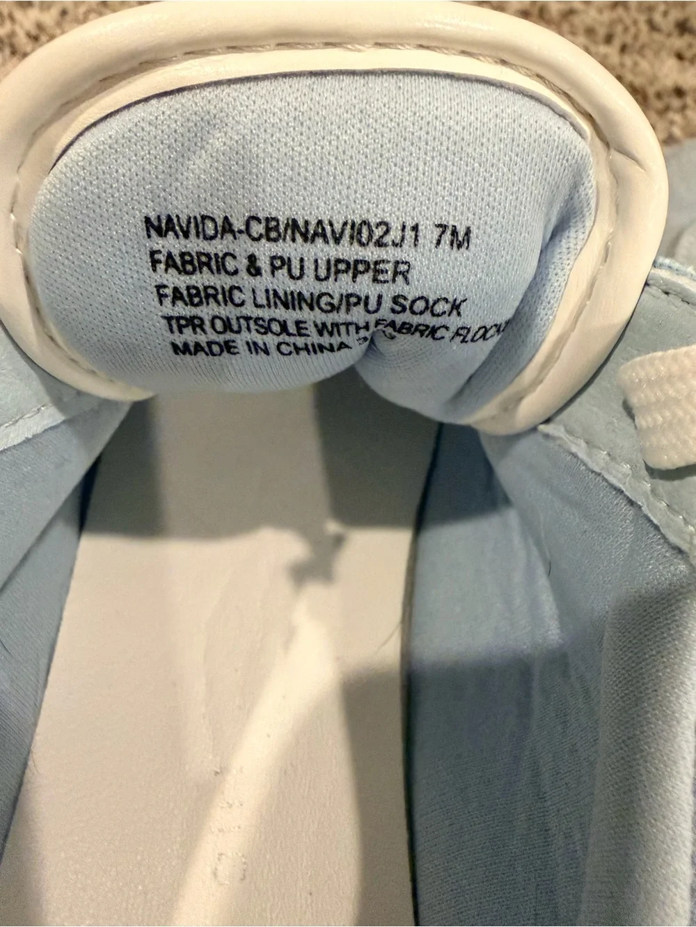 💙 Madden Girl Light Blue and White Platform Sneakers with Charm Accents